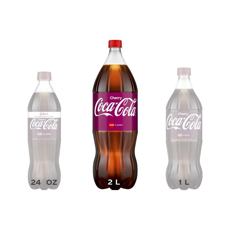 slide 11 of 11, Coca-Cola Cherry - 2 L Bottle, 2 liter