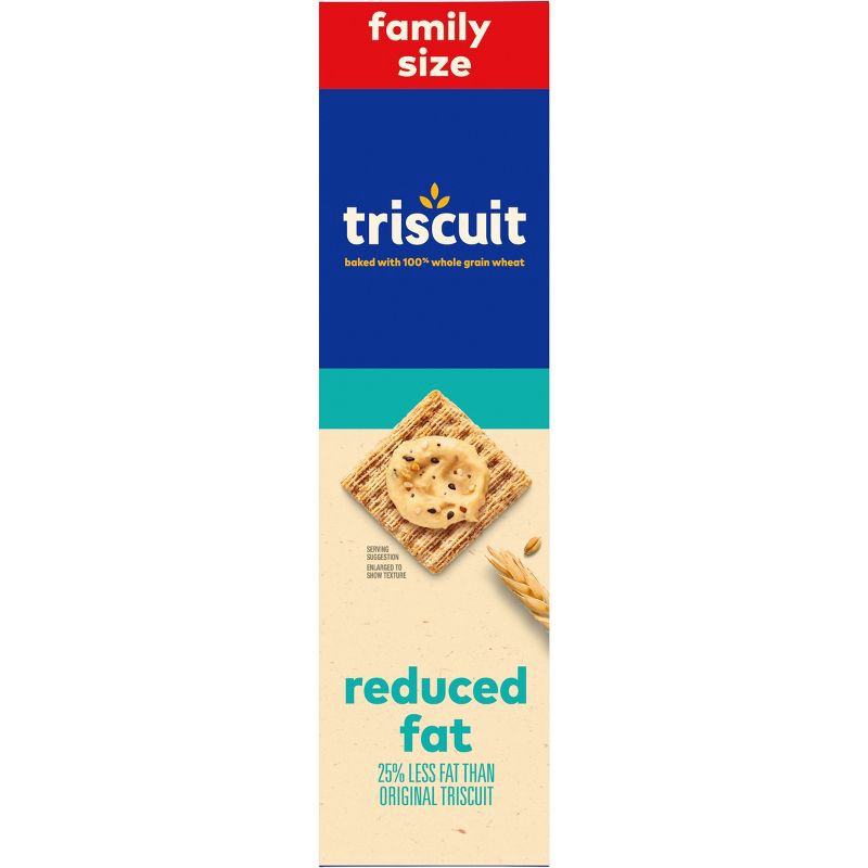 slide 11 of 12, Triscuit Reduced Fat Crackers - Family Size - 11.5oz, 11.5 oz