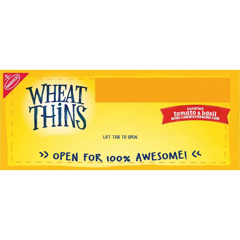 slide 2 of 15, Wheat Thins Sundried Tomato & Basil Whole Grain Wheat Cracker Snacks - 8.5oz, 8.5 oz