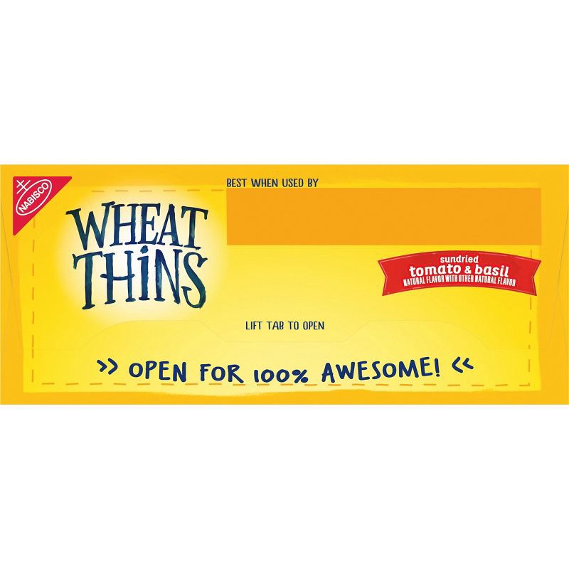 slide 7 of 15, Wheat Thins Sundried Tomato & Basil Whole Grain Wheat Cracker Snacks - 8.5oz, 8.5 oz