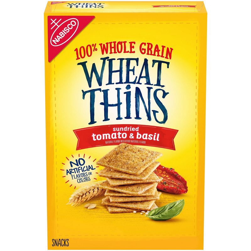 slide 1 of 15, Wheat Thins Sundried Tomato & Basil Crackers - 8.5oz, 8.5 oz