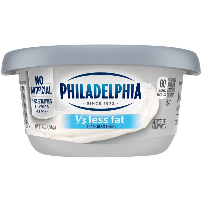 slide 13 of 16, Philadelphia Reduced Fat Cream Cheese Spread - 8oz, 8 oz