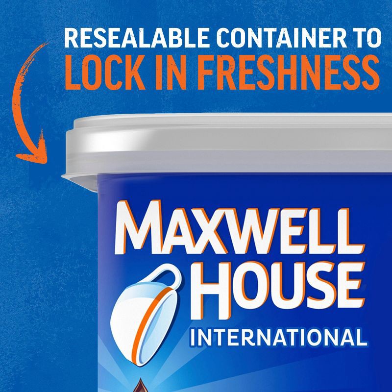slide 5 of 9, Maxwell House International French Vanilla Café Light Roast Sugar-Free Decaf Instant Coffee Mix - 4oz, 4 oz