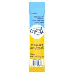 Crystal Light On the Go Lemonade Drink Mix - 10pk/0.14oz: Gluten-Free, Non-Caffeinated