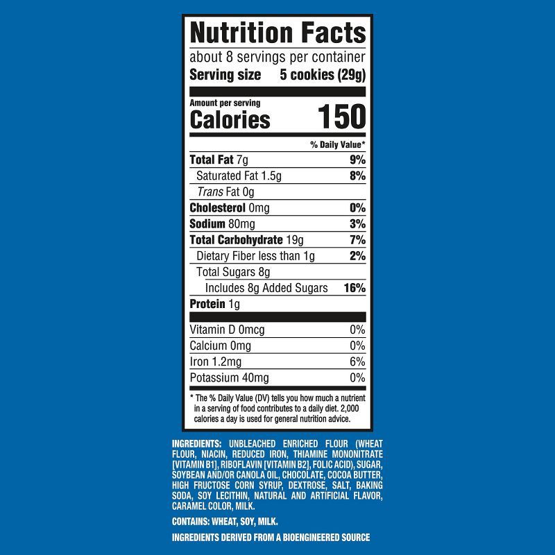 slide 5 of 12, Chips Ahoy! Mini Original Fudgy Chocolate Chip Cookies - 8oz, 8 oz