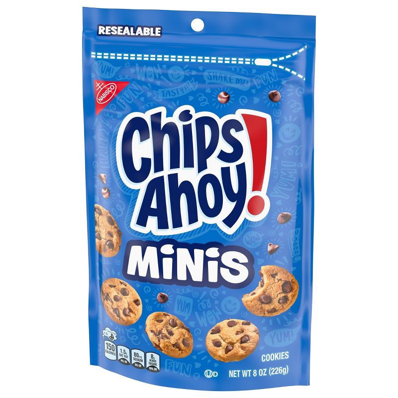slide 9 of 12, Chips Ahoy! Mini Original Fudgy Chocolate Chip Cookies - 8oz, 8 oz
