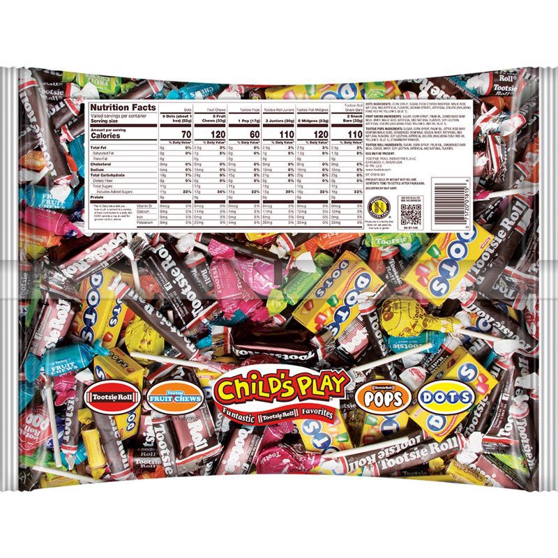 slide 4 of 6, Tootsie Child's Play Candy Variety Pack - 4lbs, 4 lb