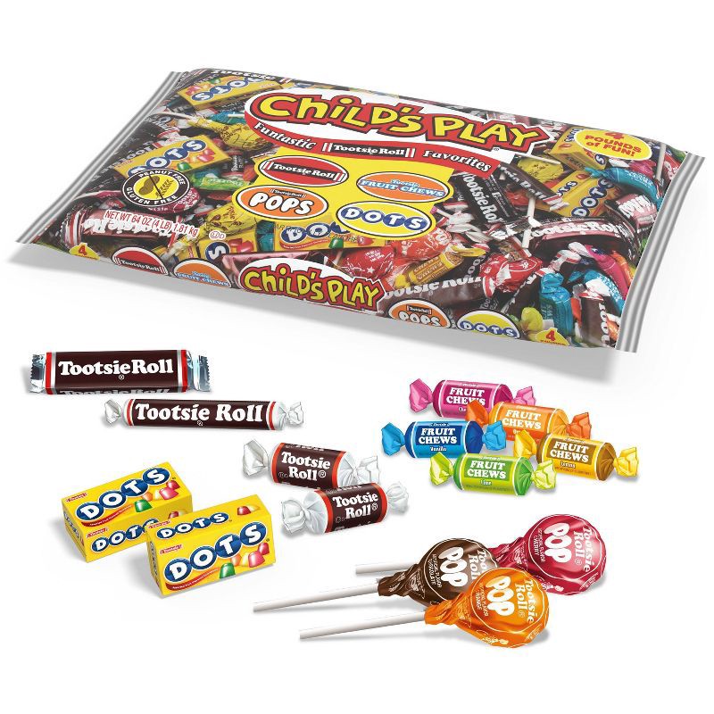 slide 2 of 6, Tootsie Child's Play Candy Variety Pack - 4lbs, 4 lb