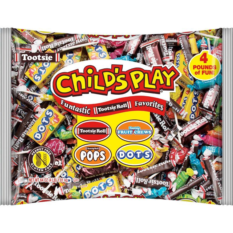 slide 1 of 6, Tootsie Child's Play Candy Variety Pack - 4lbs, 4 lb