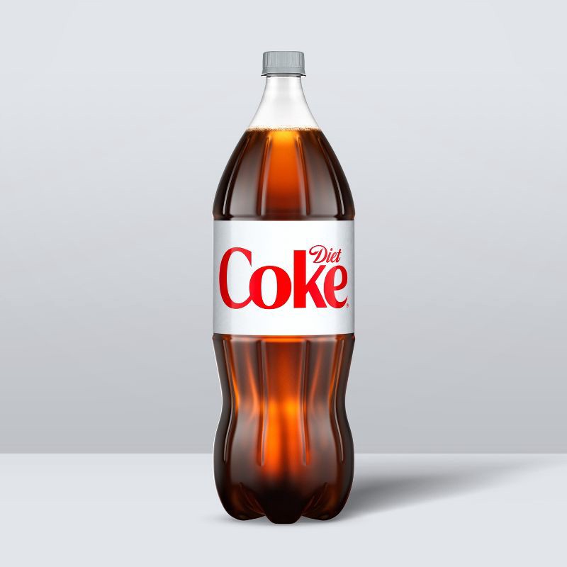 slide 2 of 9, Diet Coke Soda - 2 L Bottle, 2 liter
