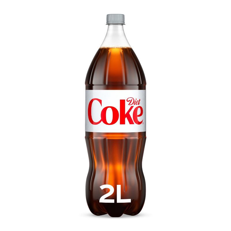 slide 1 of 9, Diet Coke Soda - 2 L Bottle, 2 liter