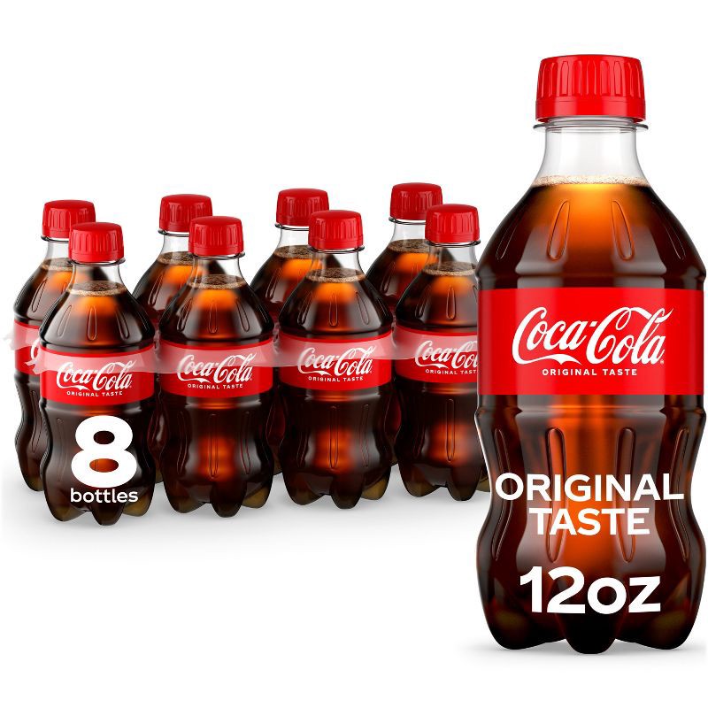 slide 1 of 10, Coca-Cola Soda - 8pk/12 fl oz Bottles, 8 ct; 12 fl oz