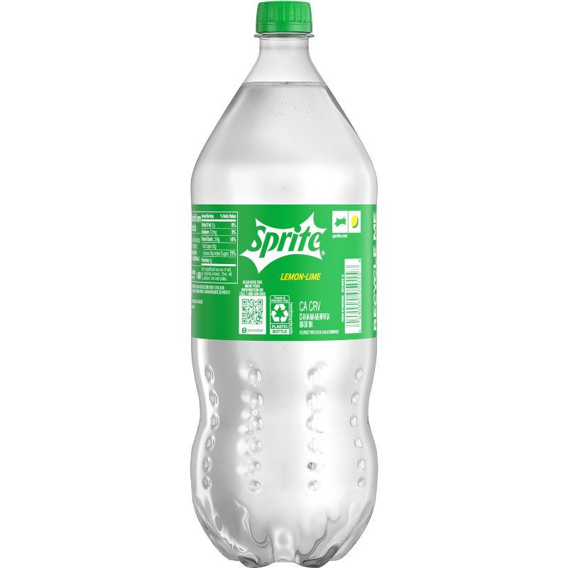 slide 4 of 6, Sprite Soda - 2 L Bottle, 2 liter