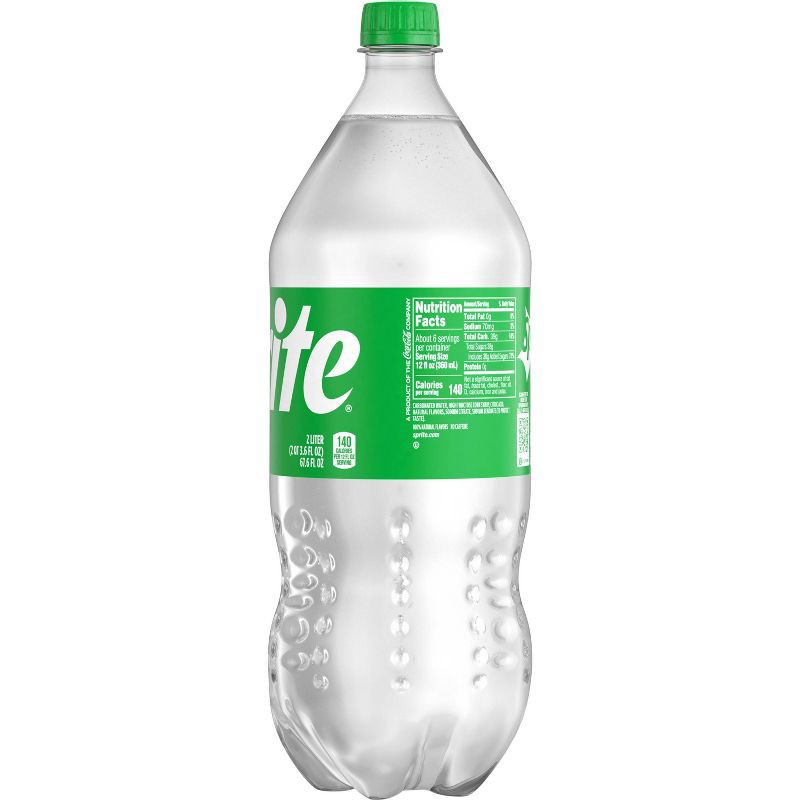 slide 5 of 6, Sprite Soda - 2 L Bottle, 2 liter