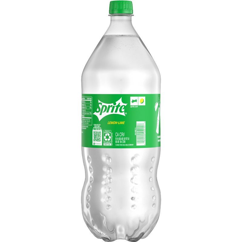 slide 4 of 6, Sprite Soda - 2 L Bottle, 2 liter