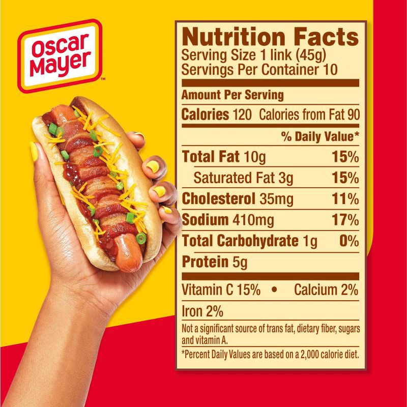 slide 6 of 9, Oscar Mayer Original Wieners Hot Dogs - 16oz/10ct, 10 ct; 16 oz