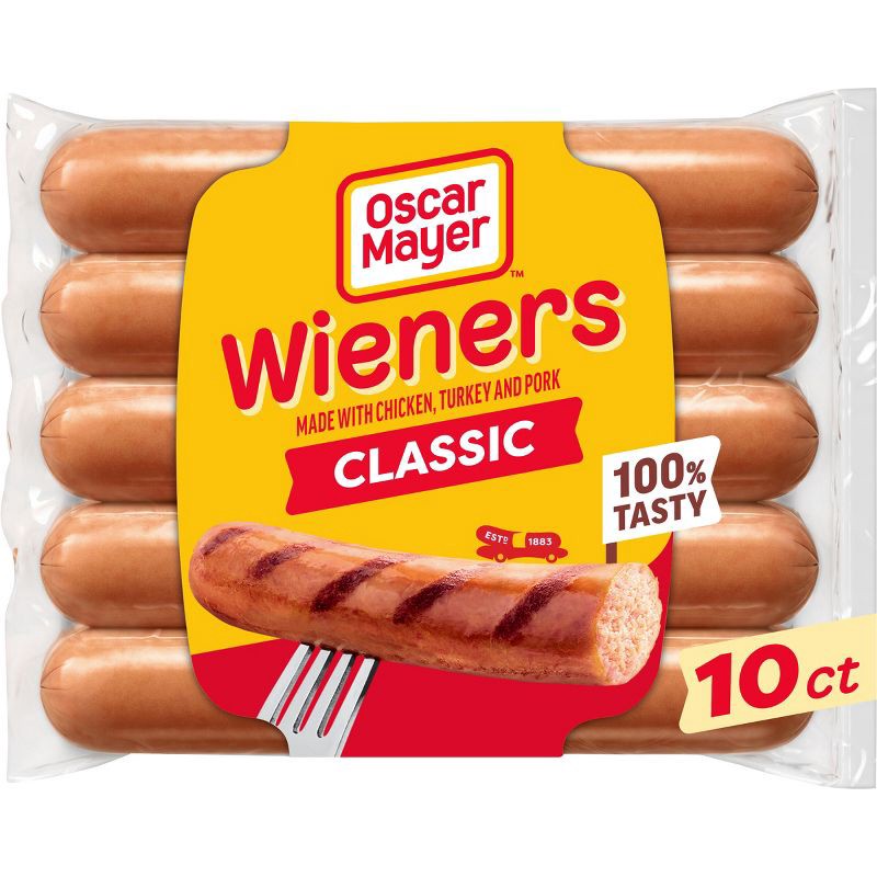 slide 10 of 10, Oscar Mayer Original Wieners Hot Dogs - 16oz/10ct, 10 ct; 16 oz