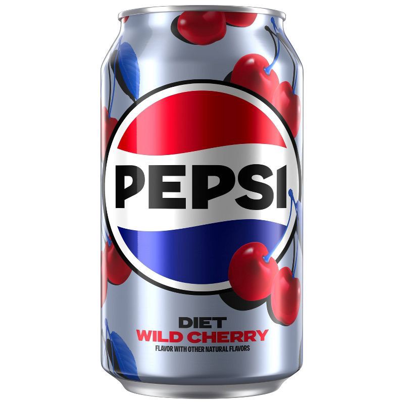 slide 2 of 7, Diet Pepsi Wild Cherry Cola - 12pk/12 fl oz Cans, 12 ct; 12 fl oz