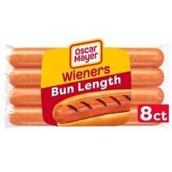 Oscar Mayer Bun-Length Wieners Hot Dogs - 16oz/8ct: Chicken, Turkey, Pork