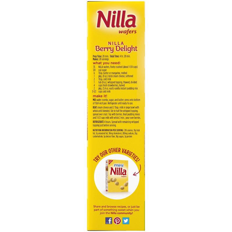 slide 15 of 17, Nilla Vanilla Wafers Cookies - 11oz, 11 oz