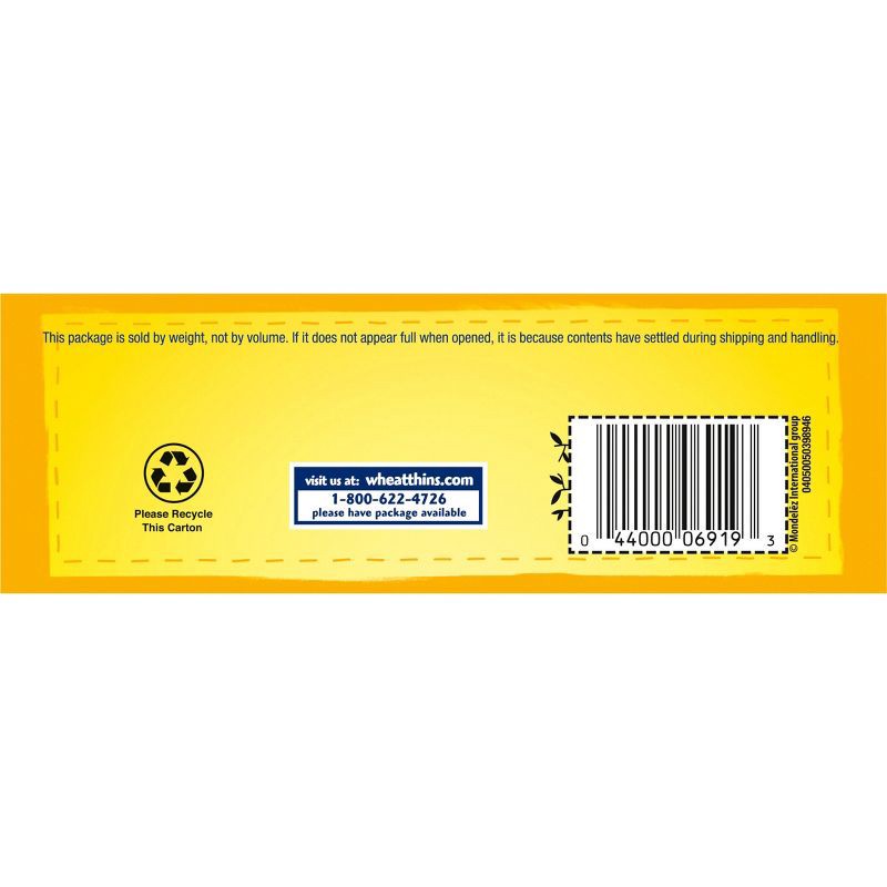 slide 19 of 19, Wheat Thins Reduced Fat Whole Grain Wheat Cracker Snacks Family Size - 12.5oz, 12.5 oz