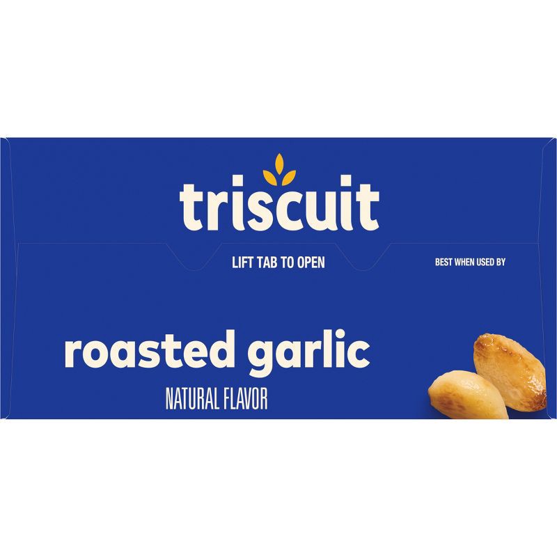 slide 12 of 14, Triscuit Roasted Garlic Whole Grain Wheat Crackers - 8.5oz, 8.5 oz