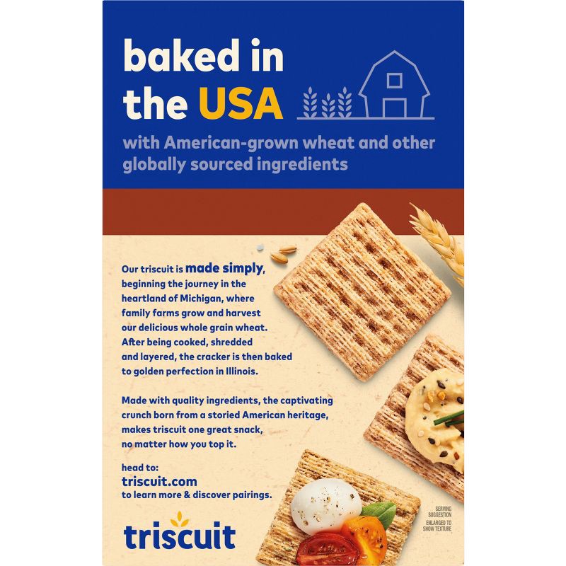 slide 5 of 14, Triscuit Roasted Garlic Whole Grain Wheat Crackers - 8.5oz, 8.5 oz