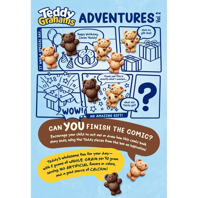 slide 10 of 14, Teddy Grahams Chocolate Kids' Snacks - 10oz, 10 oz