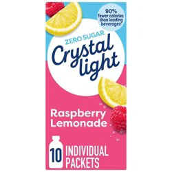 Crystal Light Raspberry Lemonade Drink Mix - 10pk/0.08oz