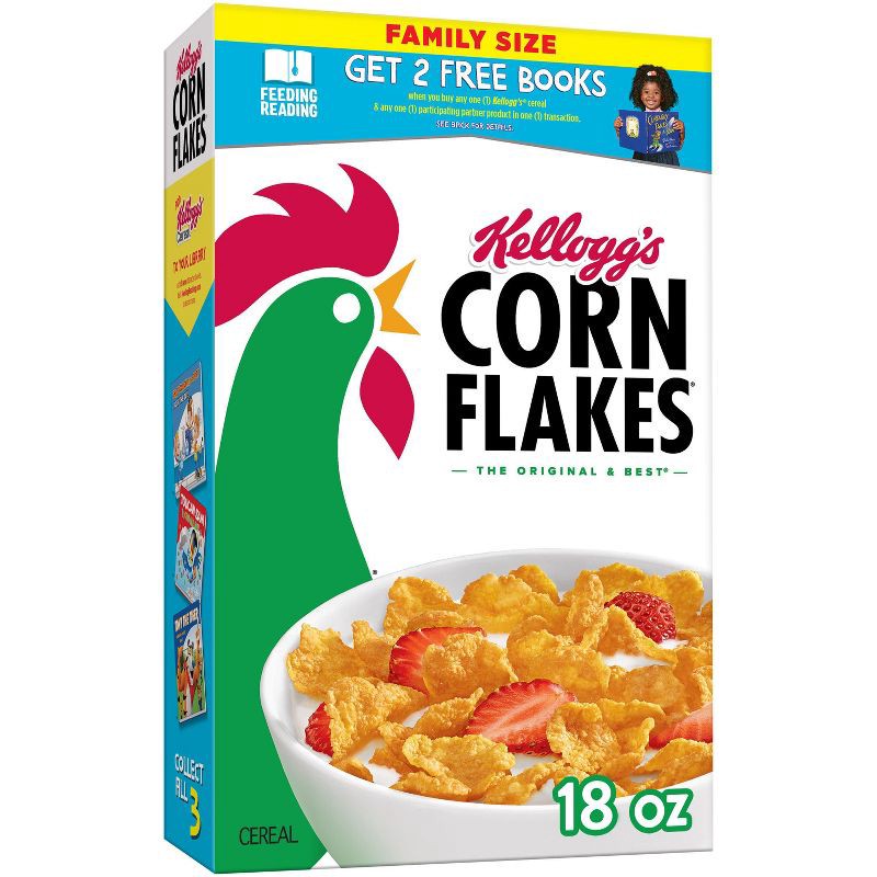 slide 13 of 13, Corn Flakes Breakfast Cereal - 18oz - Kellogg's, 18 oz