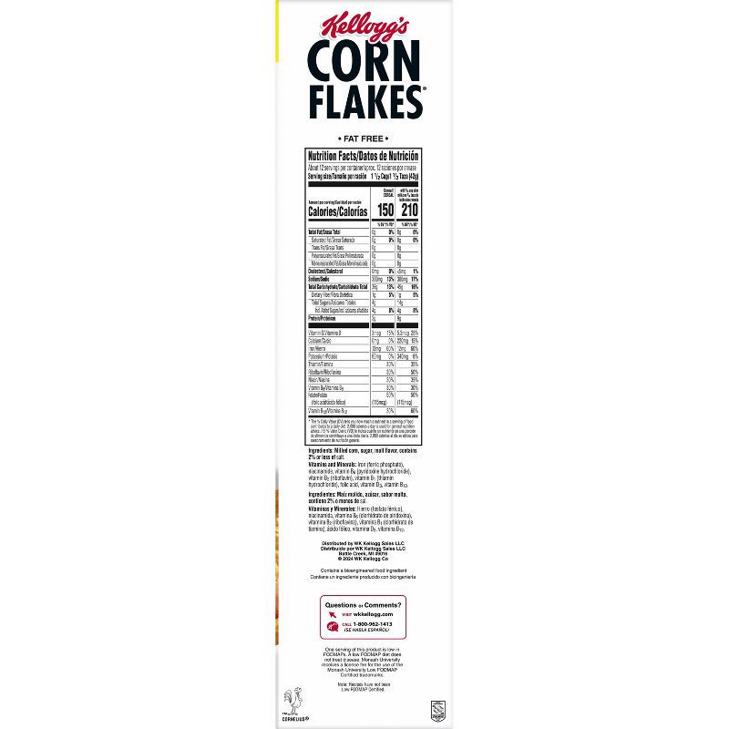 slide 4 of 13, Corn Flakes Breakfast Cereal - 18oz - Kellogg's, 18 oz