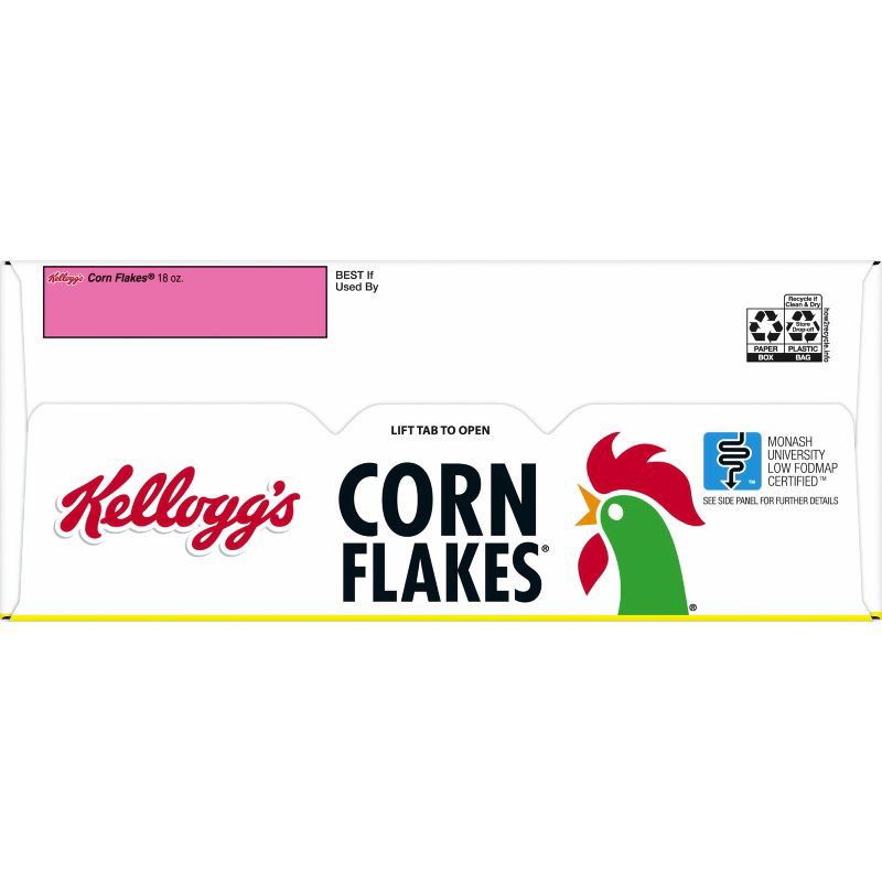 slide 5 of 13, Corn Flakes Breakfast Cereal - 18oz - Kellogg's, 18 oz