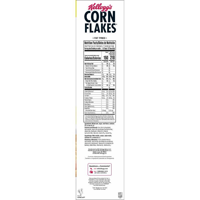 slide 11 of 13, Kellogg's Corn Flakes Breakfast Cereal - 18oz, 18 oz