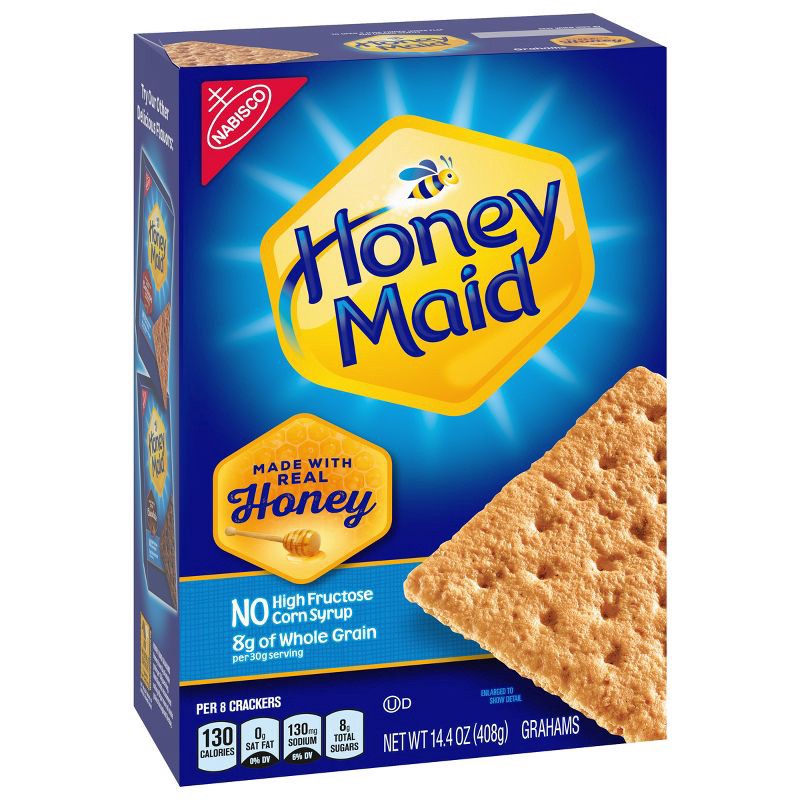 slide 9 of 16, Honey Maid Honey Graham Crackers - 14.4oz, 14.4 oz