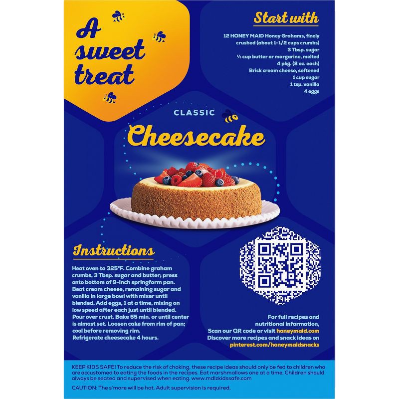 slide 9 of 16, Honey Maid Graham Crackers Lunch Snacks - 14.4oz, 14.4 oz