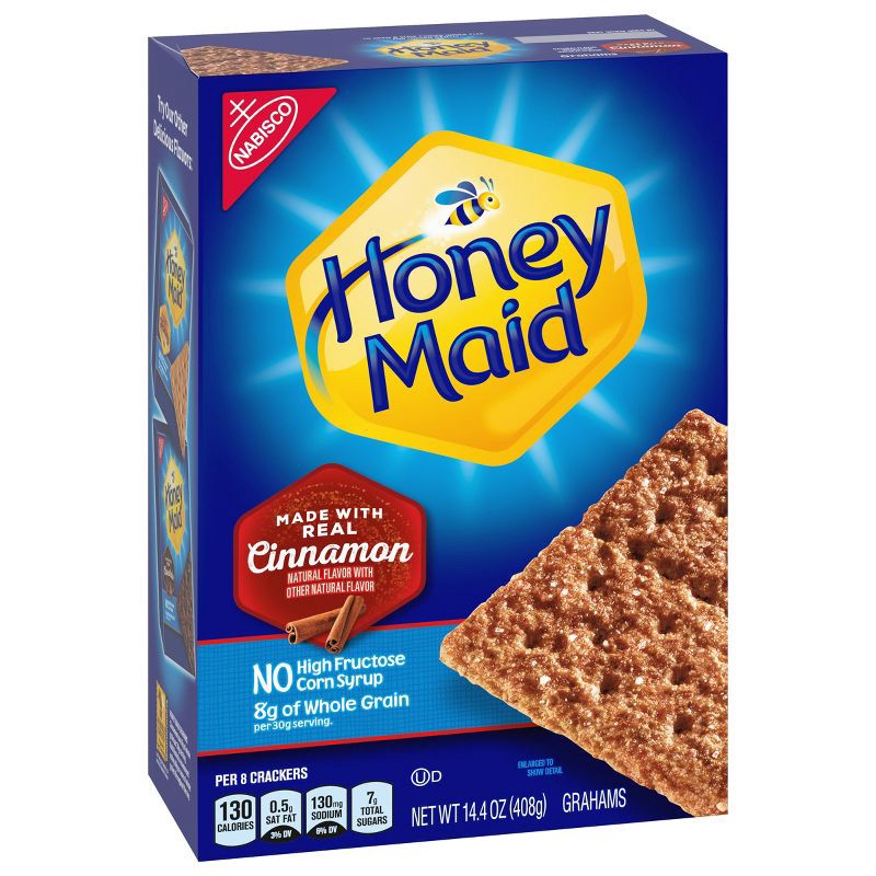 slide 4 of 17, Honey Maid Cinnamon Graham Crackers - 14.4oz, 14.4 oz