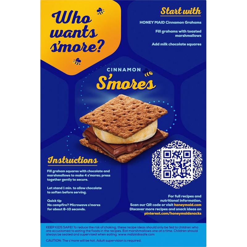 slide 8 of 17, Honey Maid Cinnamon Graham Crackers Lunch Snacks - 14.4oz, 14.4 oz