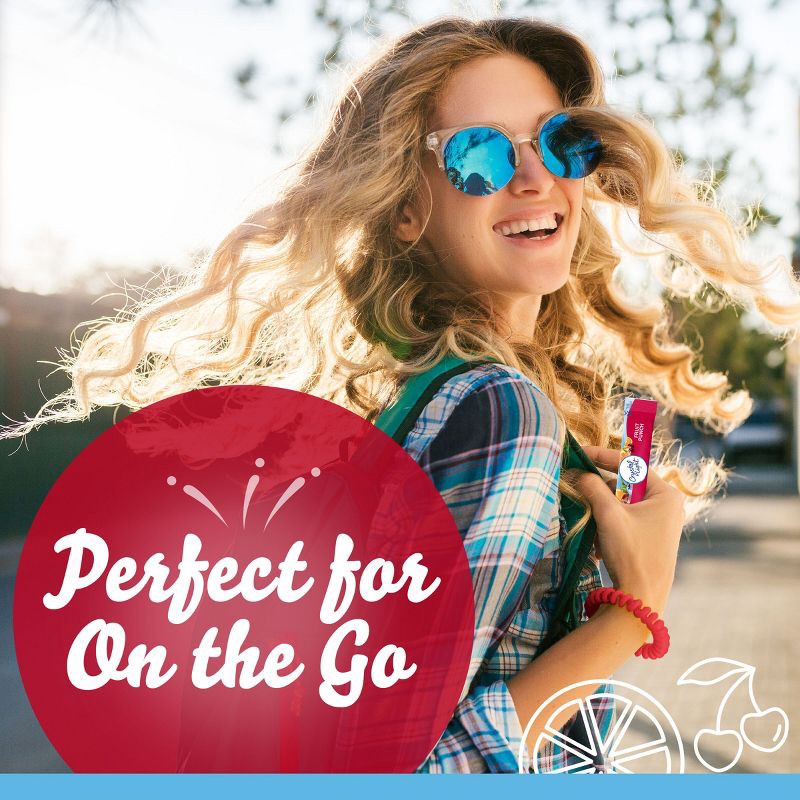 slide 7 of 9, Crystal Light On-the-Go Fruit Punch Drink Mix - 10pk/0.09oz, 10 ct, 0.09 oz