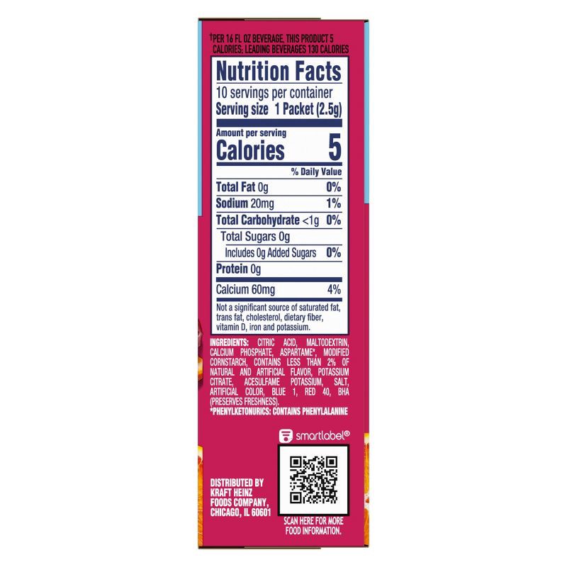 slide 8 of 9, Crystal Light On-the-Go Fruit Punch Drink Mix - 10pk/0.09oz, 10 ct, 0.09 oz