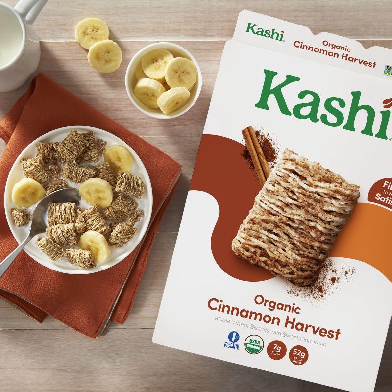 slide 2 of 10, Kashi Organic Cinnamon Harvest Breakfast Cereal - 14oz, 14 oz