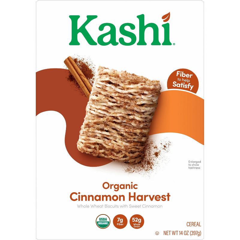 slide 3 of 10, Kashi Organic Cinnamon Harvest Breakfast Cereal - 14oz, 14 oz
