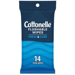 Cottonelle Fresh Care Flushable Wet Wipes - 14ct