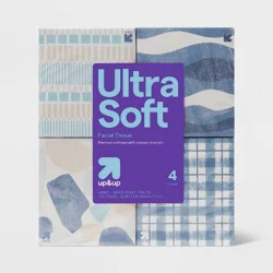 Ultra Soft 3-Ply Facial Tissue - 4pk/260ct - up&up™