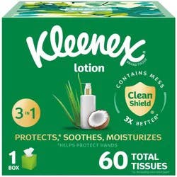 Kleenex Lotion 3-Ply Facial Tissue - 60ct