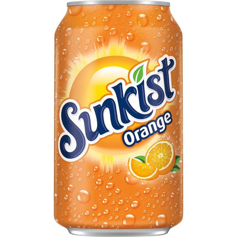 slide 4 of 8, Sunkist Orange Soda - 12pk/12 fl oz Cans, 12 ct; 12 fl oz