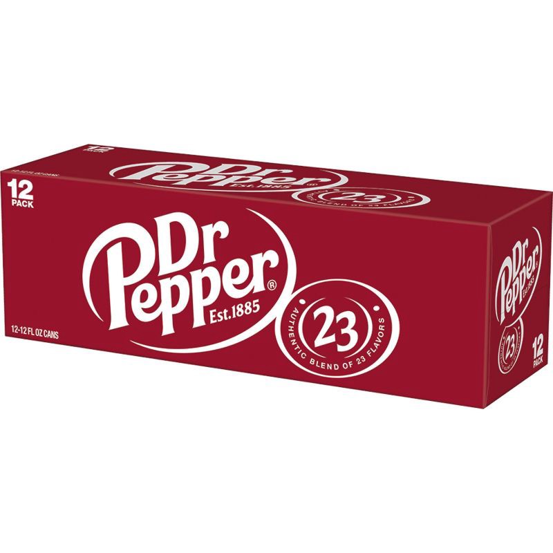 slide 4 of 8, Dr Pepper Soda - 12pk/12 fl oz Cans, 12 ct; 12 fl oz