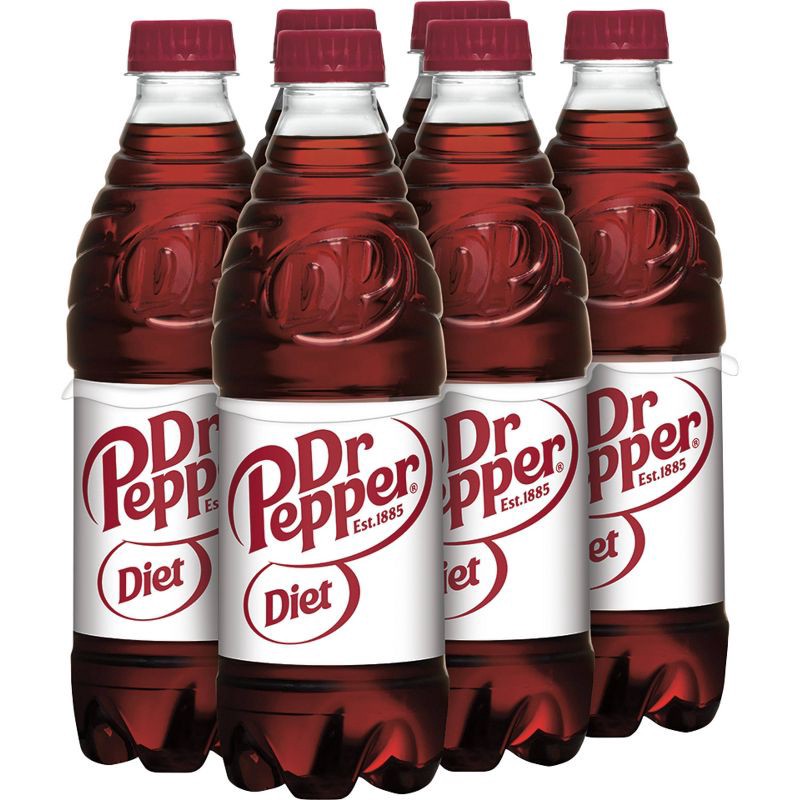 slide 2 of 7, Diet Dr Pepper Soda Bottles - 6pk/16.9 fl oz, 6 ct; 16.9 fl oz