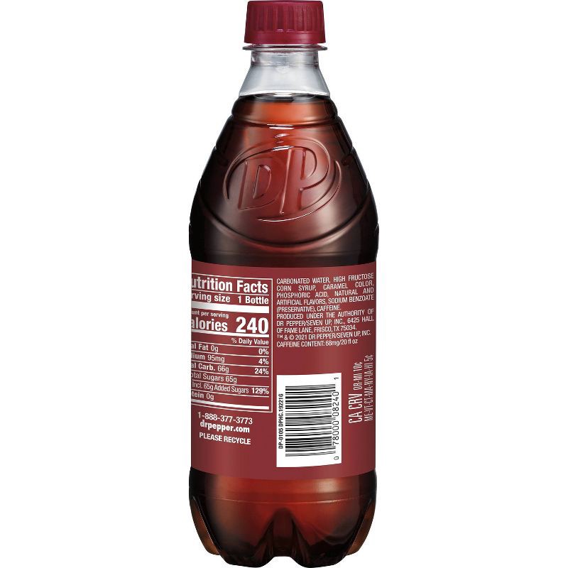 slide 7 of 7, Dr Pepper Soda - 20 fl oz Bottle, 20 fl oz