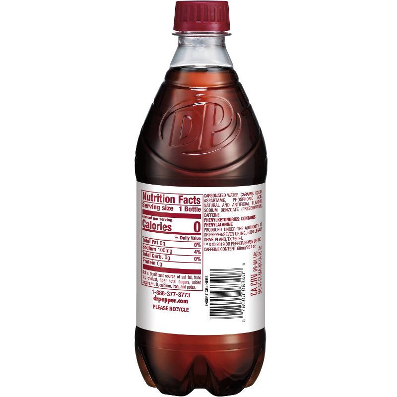 slide 2 of 7, Diet Dr Pepper Soda - 20 fl oz Bottle, 20 fl oz