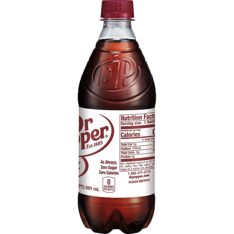 slide 5 of 7, Diet Dr Pepper Soda - 20 fl oz Bottle, 20 fl oz